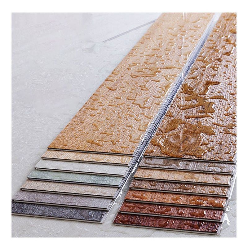 紫外線コーティングのかちりと言う音ロックSPCのビニールのフロアーリングSpcのビニールのタイル5mmの老化の抵抗