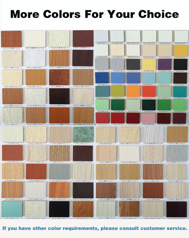 最小主義の木製のパネルの家具4のドアの引出しが付いている木のワードローブの戸棚