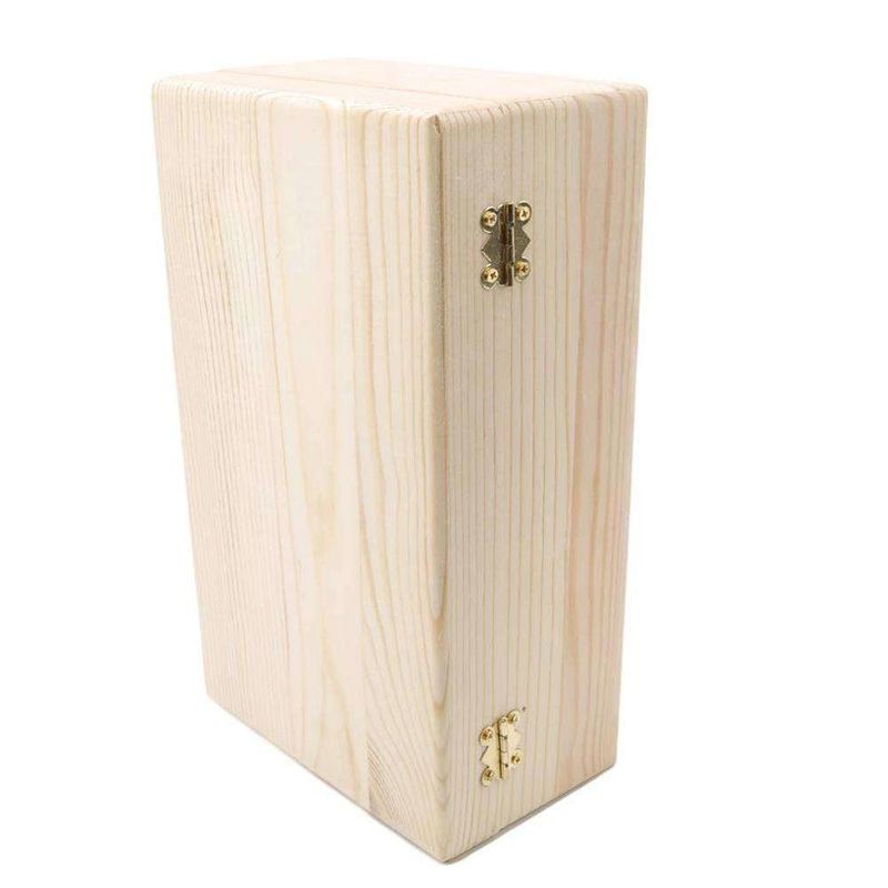 祝祭の記念品型はLidded木箱の未完成の多機能に蝶番を付けた