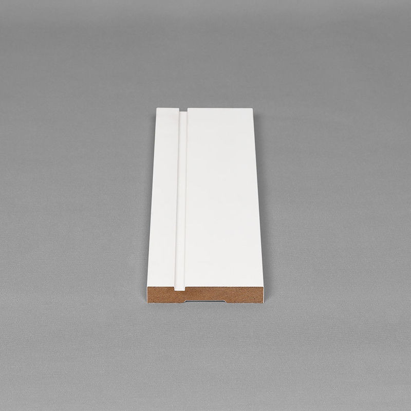 防水白い発動を促されたMdfの土台板は木製の形成の角の装飾の発動を促した