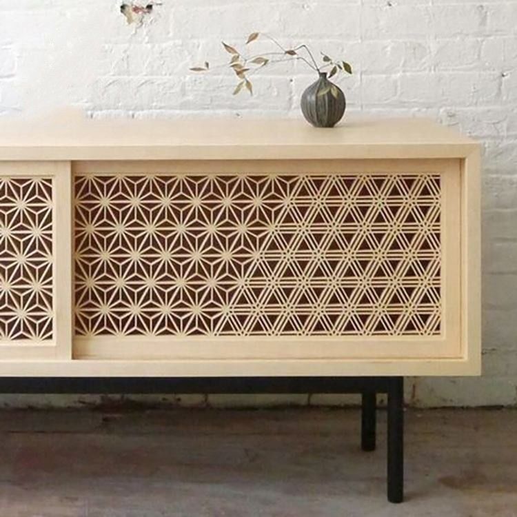 内部の装飾的な木工業のクミコの固体マツ木部屋ディバイダーはカスタマイズした