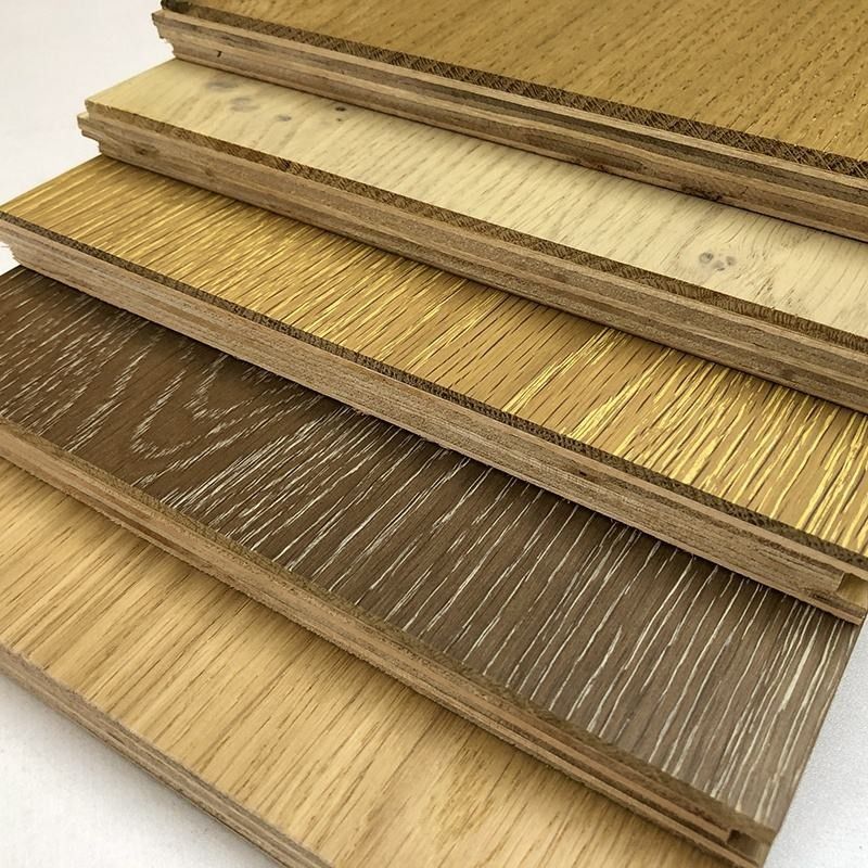 広い板の洗浄によって苦しめられたカシはカスタマイズ可能な20色に床を張る木を設計した