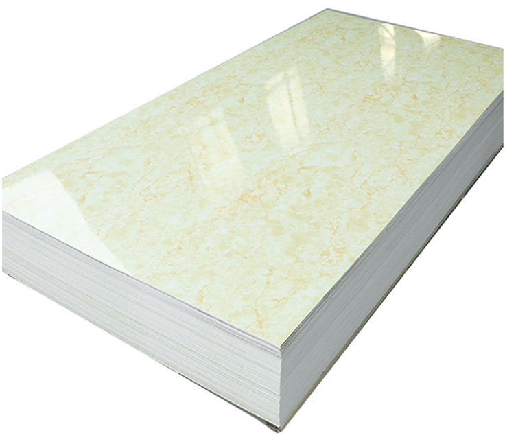 簡単に設置する 石灰色の外観 SPC 高級プラスチック耐磨壁と床タイル 室内 新製品 中国