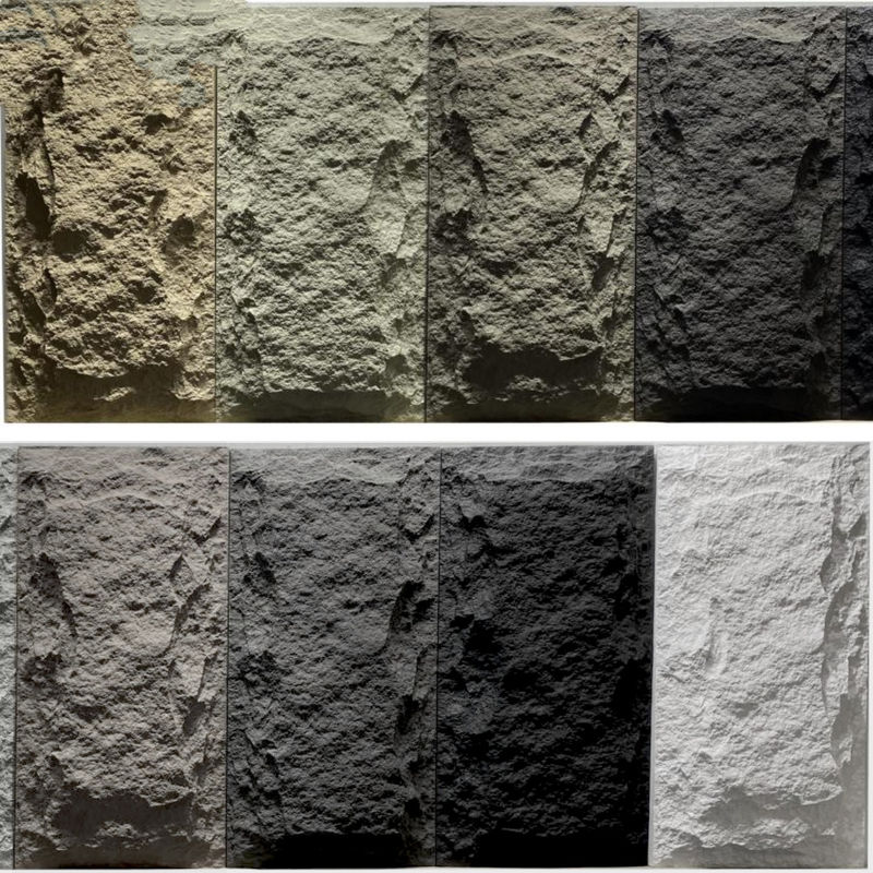 PUストーンポリウレタン 外壁と内壁の壁カバーのための人工石ファニヤシート 石の装飾