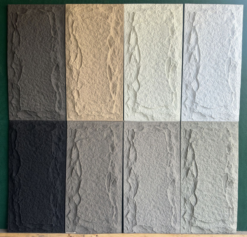 軽量 屋外 装飾用 PU 偽岩ポリウレタン 石板 3D PU 石板 壁板