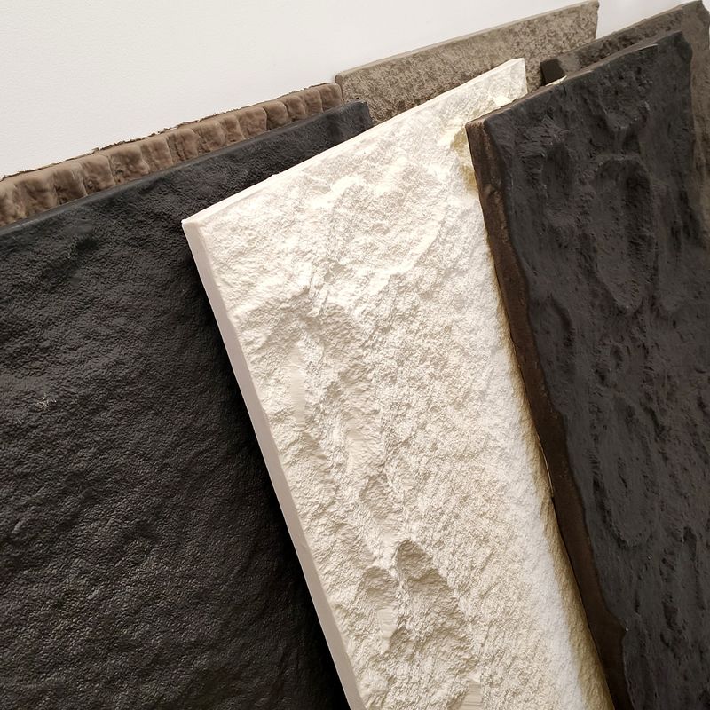 精巧な内外空間のためのPUストーン壁パネル キノコストーンデザイン