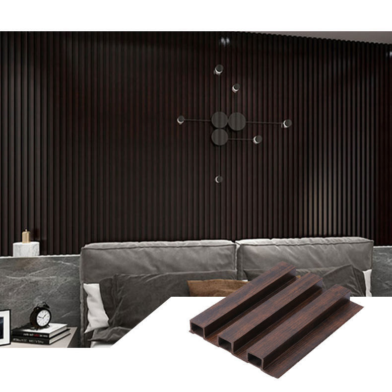 工場 卸売 エコ 木製 壁紙 WPC PVC プラスチック 壁紙 テレビ 壁 室内 室外 カスタム カラー