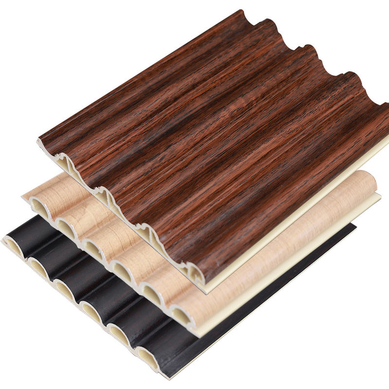 工場 室内装飾 木材 プラスチック複合型PVCコーティング コーティング フラット壁板 Wpc 内壁パネル