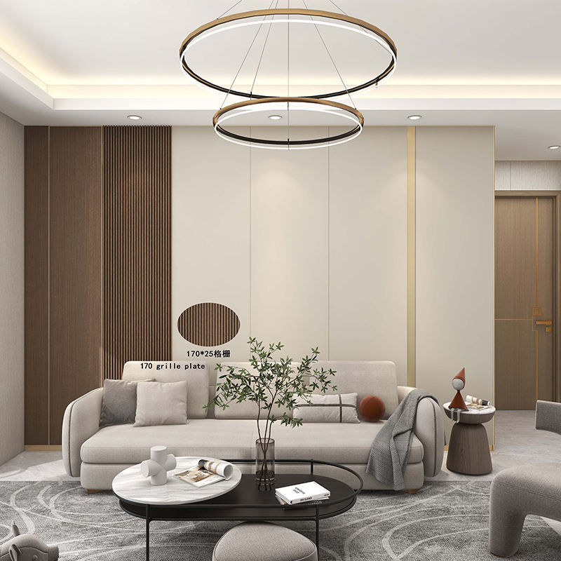 装飾壁板 天井 ローバー Wpc フラットパネル スレット 木材 Pvc Wpc 壁板 内装 Led