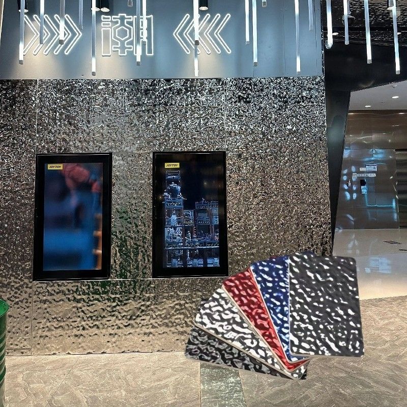 PVC壁パネル 内部 水波 炭素 水晶 デザイン 竹 木繊維 竹炭板 防音 防火