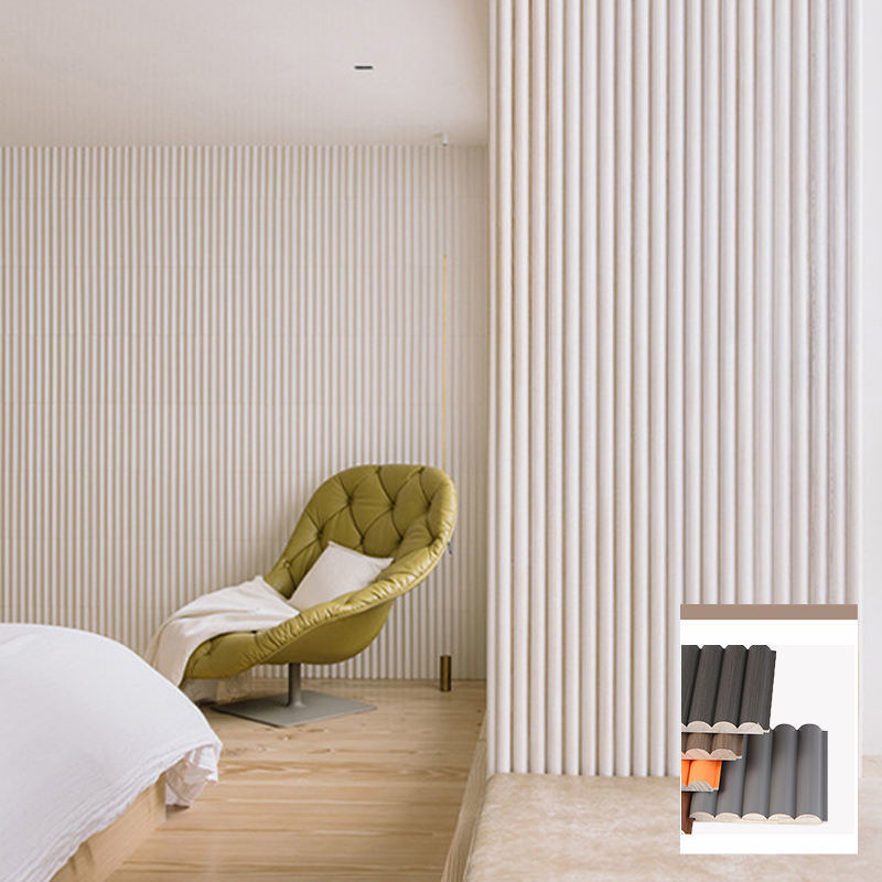 最高の価格 WPC ウォールクラッディングパネル 新デザイン 溝付き壁 インテリア壁装飾