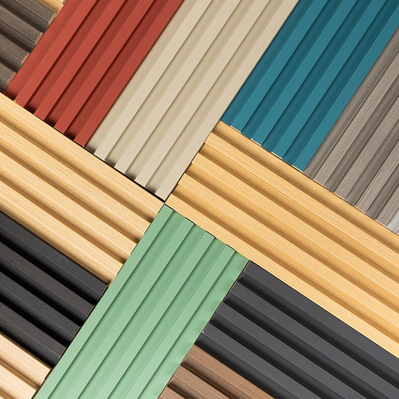 最高の価格 WPC ウォールクラッディングパネル 新デザイン 溝付き壁 インテリア壁装飾