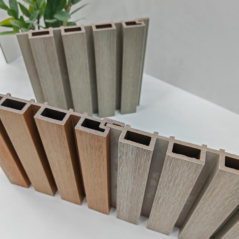 WPC モダンジオメトリック パターン 防水 外壁パネル コンポジット 屋外カバー 5年以上の保証 グラフィック ソリューション