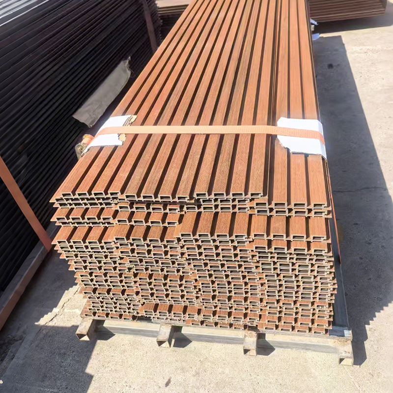 木製プラスチック複合物 外壁 外壁Wpc壁カバー 防水Wpcフラットパネル 装飾壁パネル 外壁