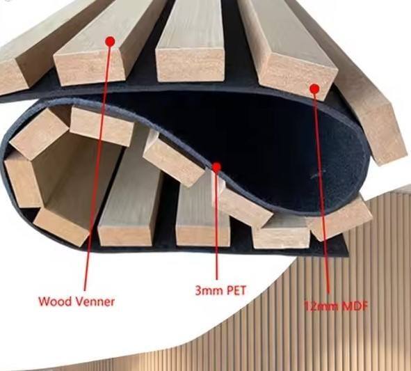 高密度20mmポリエステル繊維ゴムコア 音楽スタジオ用の防火音吸い設備 コア・アコースティック・パネル