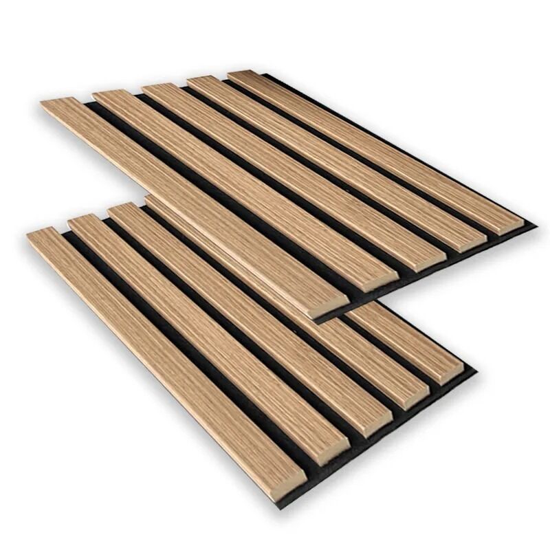 装飾的な現代デザイン 木製の音響壁カバーパネル 音の吸収