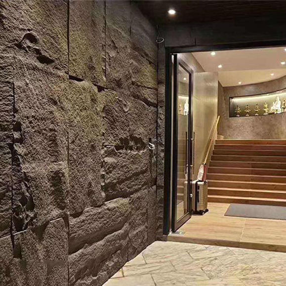 軽量 モダンデザイン ポリウレタン 装飾型 PU ストーン 壁板 ホテル用・室内用 大きいスラブ 中国製
