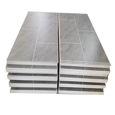 防水PVC プラスチック 石目 石目 SPC 壁カバー 高級 SPC ビニール 固いコアボード 内壁