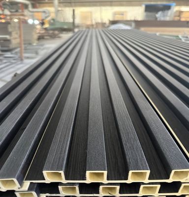 木製プラスチック複合室内 wpc壁パネル フラットされた壁パネル 現代の壁