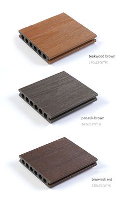 WPC 屋外タイル 3D 彫刻木 プラスチック複合 庭園用デッキ