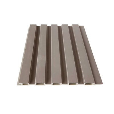 工場直販 防腐 WPC ウォールパネル、ホーム天井、リビングルーム、ワークショップ、公園、病院向けフルーテッドデザイン