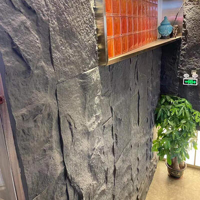 3D 偽造石壁パネル 室内壁飾りのPU 壁飾りのPU 壁飾りのPU 石セメント 質感 厚いアクセント