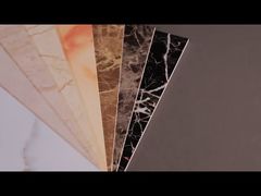 最新のPVC大理石シート 紫外線コーティング リビングルームの防水接続装置