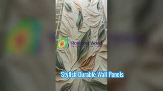 耐久性とスタイリッシュな壁用 PVC 大理石シート